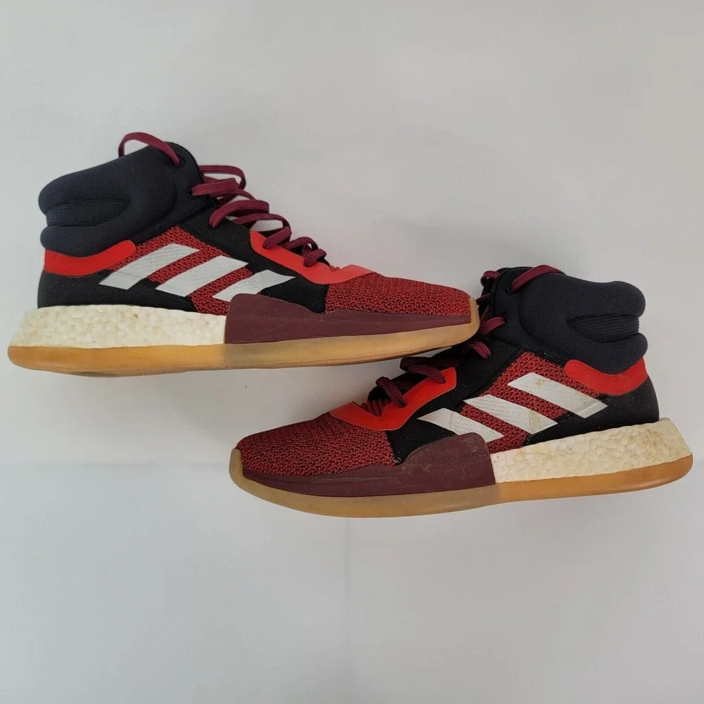 Adidas Marquee Boost J Basketball Shoes Youth / Men 7 BB9319‎ Red Black Gray